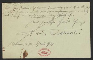 Brief an Ludwig Strecker an B. Schott's Söhne : 13.04.1926