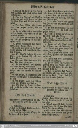 Der 149 Psalm