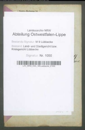 Erblasser: Rohlfing, Friedrich; Erblasser: Rohlfing, Sophie, geb. Ortgies: