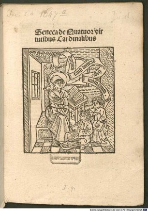 Formula vitae honestae : mit Kommentar und Vita Senecas
