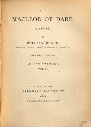 Macleod of Dare : a novel, 2