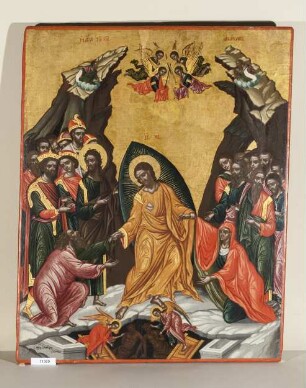 Ikone mit der Auferstehung Christi