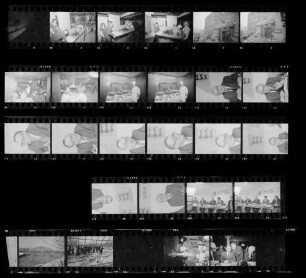 CMT 77 - Die Urlaubsmesse, 22.01.-30.01.1977, Stuttgart-Killesberg: Schlussfest Intercity-Hotel Pressekonferenz Landeskriminalamt: Kuno Bux (Neg. Nr. 16-23) Karl Schiess bei Landeskriminalamt (Neg. Nr. 14-15) BGS 77 - Bundesgartenschau, 29.04.-23.10.1977, Stuttgart: Blumenhalle Richtfest Norwegischer Botschafter und Konsul Hans-Joachim Schmidtgen
