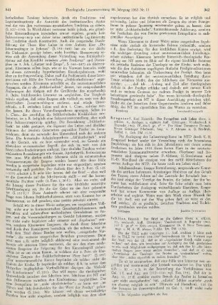 842-844 [Rezension] Schlier, Heinrich, Der Brief an die Galater