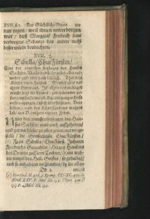 7. Sibylla/ ChurFürstin.