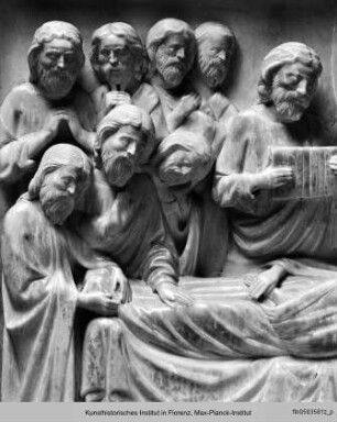 Antependium mit Szenen aus dem Leben Mariens : Dormitio Virginis