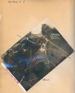 Foto der Abstellgleise südöstlich von Mazingarbe (Luftbild)