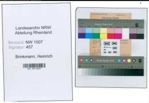 Entnazifizierung Heinrich Brinkmann , geb. ()