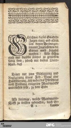 Pürsch-Ordnung.