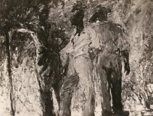 Schmelzbau. Öl auf Leinwand; 75 x 90 cm. 1919. Privatbesitz