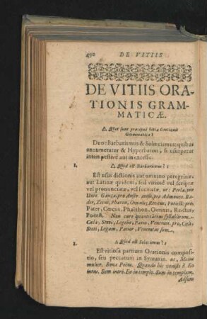 De Vitiis Orationis Grammaticae.