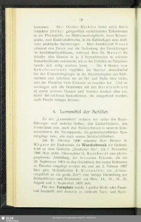 4. Lernmittel der Schüler