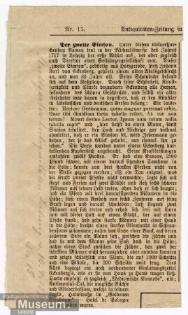 Antiquitäten-Zeitung