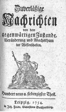 Hundert neun u. siebenzigster Theil.