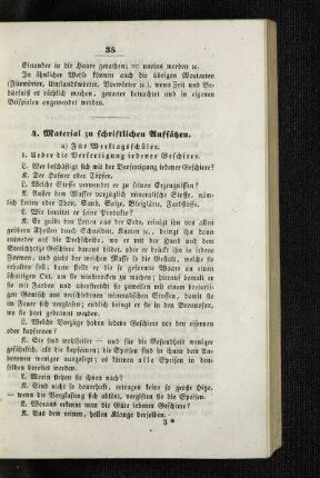 Material zu schriftlichen Aufsätzen