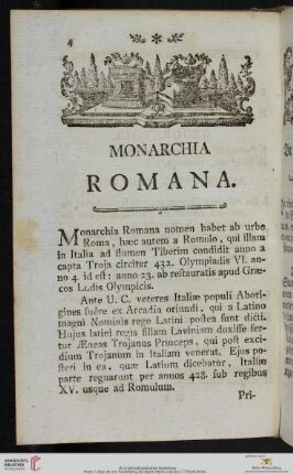 Monarchia Romana