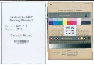 Entnazifizierung Richard Gautzsch , geb. 14.02.1910 (Gaertnereibesitzer)