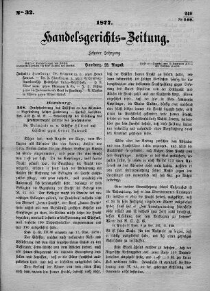 No. 32. 22. August 1877