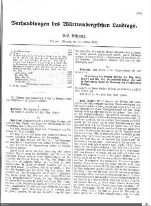 162. Sitzung, Stuttgart, 17.2.1932