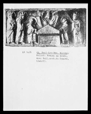 Relief: Die drei Marien am leeren Grab