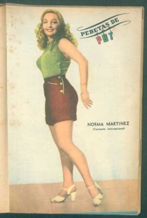 Norma Martínez (cantante internacional) - [Fotografía] : Pebetas de PBT