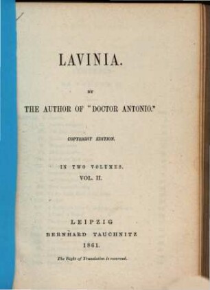 Lavinia. 2