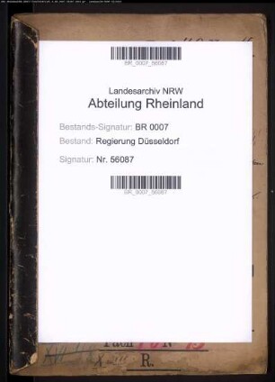 Versetzung des Unterbeamten in den Ruhestand Gefängnis Düsseldorf-Derendorf Band 1