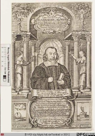 Bildnis Abraham Calovius (eig. Kalau)
