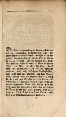 Zur Stände-Versammlung in Baiern : allen Freunden der Öffentlichkeit geweiht
