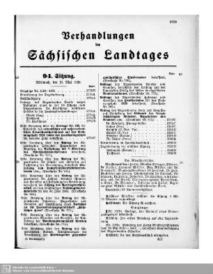 94. Sitzung