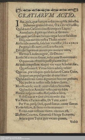 Gratiarum Actio