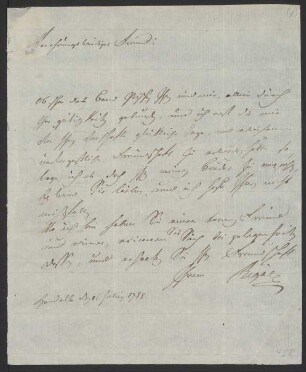 Brief an Friedrich Nicolai : 16.07.1788