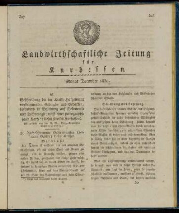 Monat December 1830