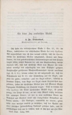 707-711 Ein feiner Zug paulinischer Mystik
