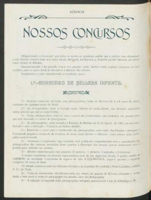 Nossos concursos : 1.° - Concurso de belleza infantil