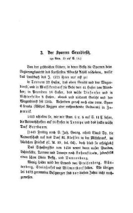 3. Der Sparren Grundbesitz