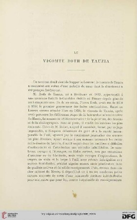 2. Pér. 38.1888: Le vicomte Both de Tauzia