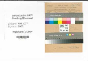 Entnazifizierung Gustav Wortmann , geb. 00.00.0000 (Tischler)