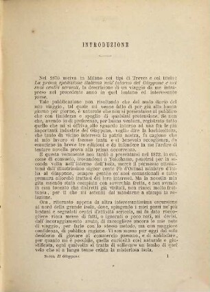 Il Giappone al giorno d'oggi nella sua vita pubblica e privata, politica e commerciale : viaggio nell'interno dell'isola e nei centri sericoli
