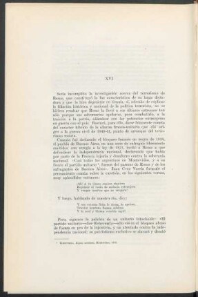 XVI. - [Carácter sui generis de la guerra civil: alianza del partido unitario con las potencias extranjeras]