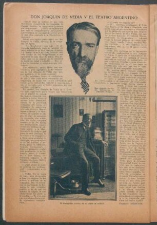 Don Joaquín de Vedia y el teatro argentino