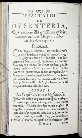 Tractatio De Dysenteria, Qua ratione illa grassante quivis, maxime rudiores sese gerere debeant, brevibus exponsens.