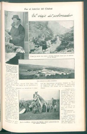 Por el interior del Chubut : El viaje del gobernador