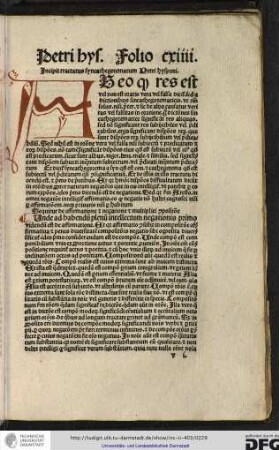 Ab eo quod res est vel non est oratio vera vel falsa dicitur sed a dictionibus syncathegorematicis...
