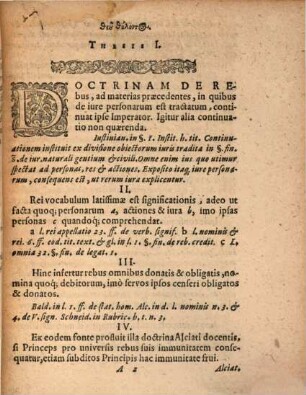 Conclusiones disp. I. lib. 2 ... de rebus sacris sanctis religiosis, communibus ... depromptas