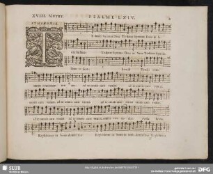 XVIII. Te decet hymnus Deus in Sion