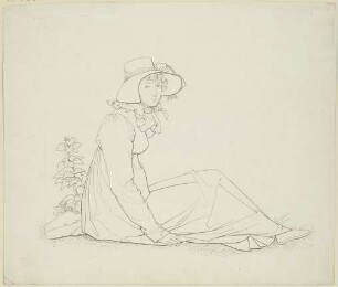 Bildnis der Elisabeth Malß, geborene Hofmann (Taunusreise)