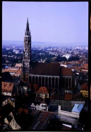 Landshut: Burg Trausnitz, vom Söller, ohne Gitter