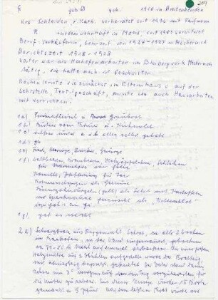 Fragebogenantworten zu Ernährungsgewohnheiten