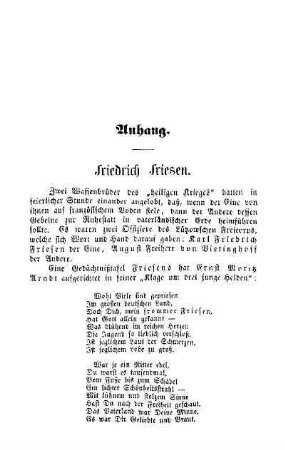 Anhang: Friedrich Friesen